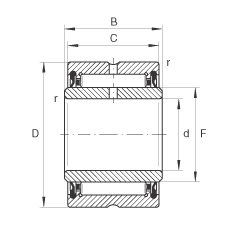 LS NA4903-2RSR, ߴϵ 49ɂ(c)ܷ