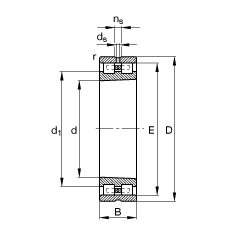 ALS NN3028-AS-K-M-SP,  DIN 5412-4 ˜ʵҪߴ, ǶλS, pУFF 1:12 ɷx, ּpСďȲ϶ƹ