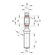 US GAR50-UK-2RS, (j) DIN ISO 12 240-4 ˜ʣݼySoɂȴܷ