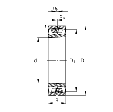 {ĝLS 24052-B-K30-MB, (j) DIN 635-2 ˜ʵҪߴ, FףF 1:30