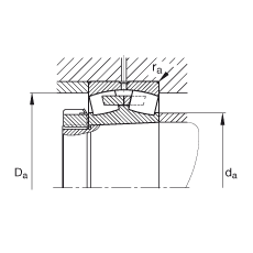 {ĝLS 24052-B-K30-MB, (j) DIN 635-2 ˜ʵҪߴ, FףF 1:30